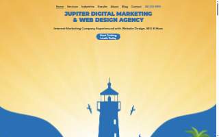 Jupiter Marketing Agency website