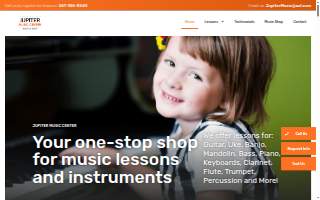 Jupiter Music Store website