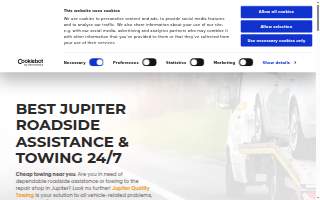 Jupiter Quality Towing website