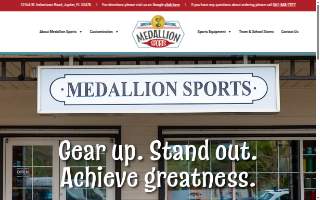 Medallion Sports website