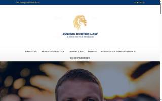 The Joshua S. Horton Law Firm, PA website