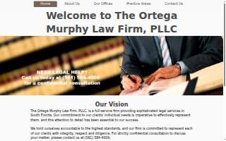 The Ortega Murphy Law Firm, PLLC website