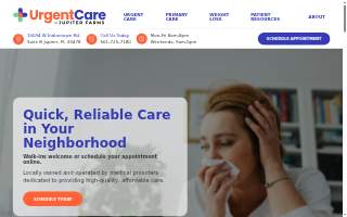 Urgent Care of Jupiter Farms website