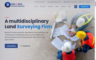 Bello & Bello Land Surveying Corp. website