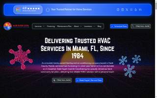 Dade Super Cool Air Conditioning website