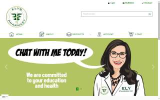 Ely's Pharmacy & Discount website