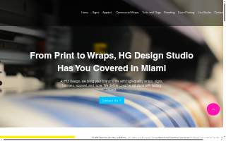 HG Design Studio of Kendale Lakes website