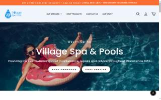 Village Spa & Pools of Kendale Lakes website