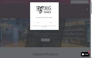 305 Wines website