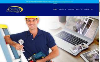 Advance Security Cameras website