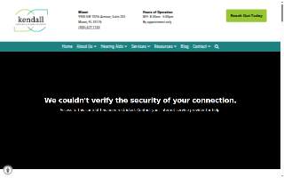 Kendall Audiology & Hearing Aid Center website