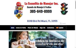 La Escuelita De Manejar INC. website