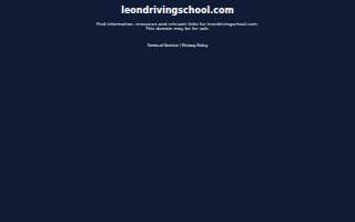Leon Driving School, Inc & Immigration Multi Services website