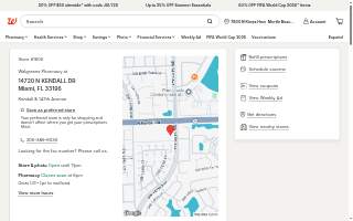 Walgreens Pharmacy website