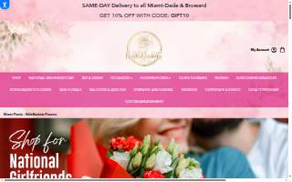 NikkiBaskets Flowers website