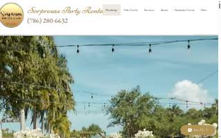 Sorpresas Party Rental of Country Walk website