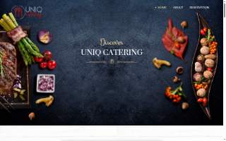 Uniq Catering website