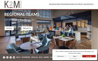 K2M Design website