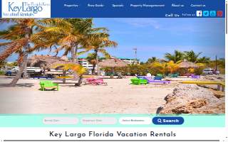 Key Largo Florida Vacation Rentals website