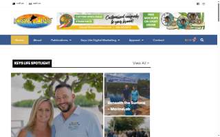 Keys Life Magazine website