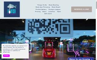 Pinfish Entertainment - Bowling & Arcade website