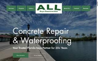 All Keys Construction of the Florida Keys website
