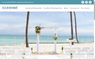 SoundWave Key West | Wedding DJ & Videographer website