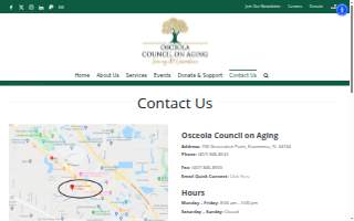 Osceola Council on Aging website