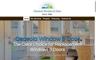 Osceola Window & Door website