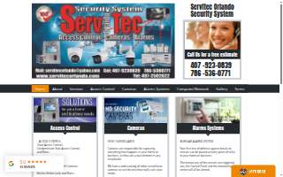 Servitec Orlando Security System , Cameras, Alarms , Access Control and Gate Systems website