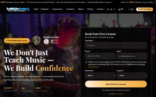 The World of Music School - Kissimmee website