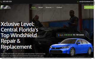 Xclusive Level Auto Glass of Buenaventura Lakes website
