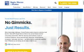 Bogin, Munns & Munns, P.A. website