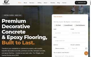 Florida Decorative Concrete & Epoxy website
