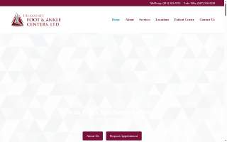 Tri-County Foot & Ankle website