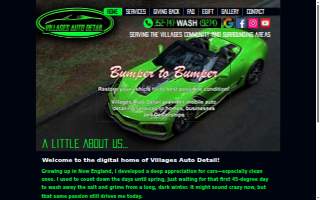Villages Auto Detail website