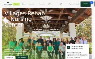 Villages Rehab & Nursing Center website