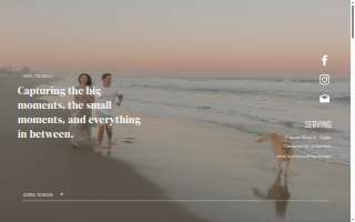 Baili Rose Photography website