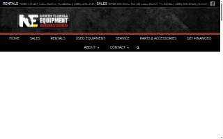 North Florida Equipment Rentals LLC website