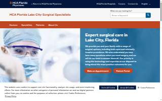 HCA Florida Lake City Surgical Specialists website