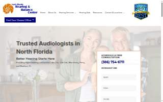 North Florida Hearing and Balance website