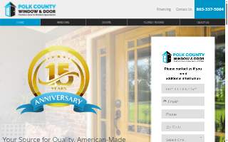 Polk County Window and Door LLC website