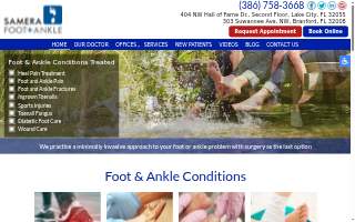Samera Foot & Ankle: Scott Samera, DPM of Lake Butler website
