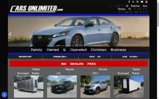Cars Unlimited website