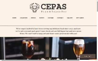 Cepas Wine & Tapas Bar website