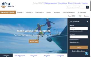 DFCU Financial of Carrollwood website