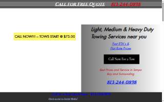 JB XTREME TOWING of Lake Magdalene website