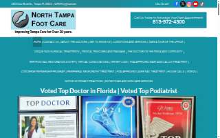 North Tampa Foot Care of Temple Terrace website
