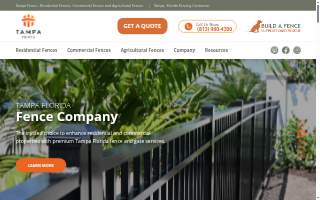 Tampa Fence website