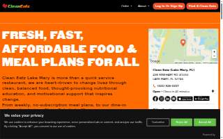 Clean Eatz website